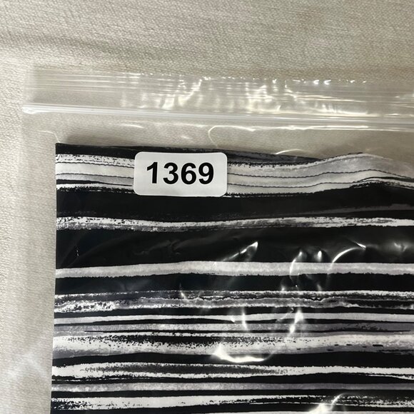 Lands End Womens Black & White Striped High-Neck Tankini Swim Top Size 8 Nylon/S - Picture 12 of 12